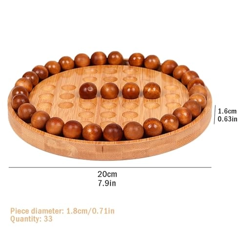 Chess - Wooden Solitaire Handcrafted