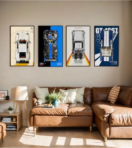 Lego Technic Display Wall Plate - 50x30cm Wall Plate Only