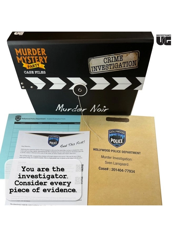 Murder Mystery Party Case Files: Murder Noir - English Ages 14 and Up