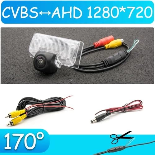 Fisheye Rear View Camera - RCA 720P