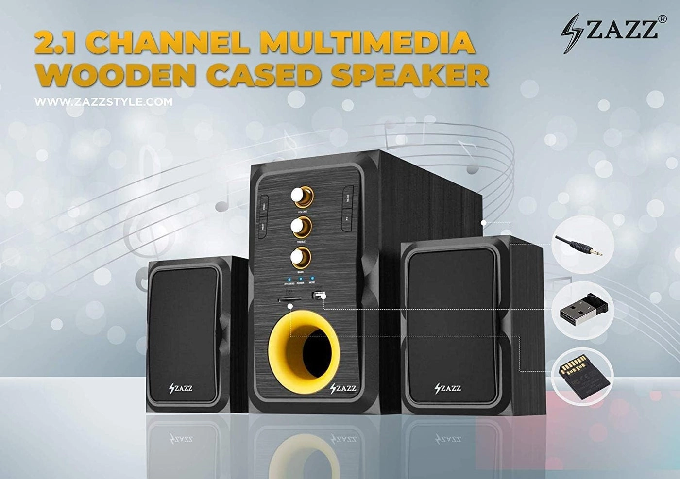 MS2134 - 2.1 Channel 20W RMS