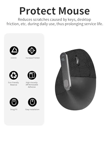 Mouse Anti-Slip Grip Tape - for Logitech MX Vertical Self-Adhesive