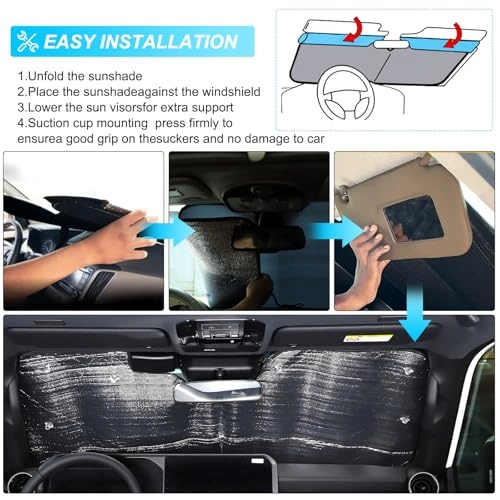 Front Windshield Sun Shade - Land Cruiser Prado 250 J250 LC250 2024|2025