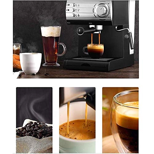 Espresso Coffee Machine - 5-Stage Grind 5-speed Grinder