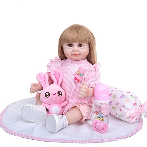 Reborn Baby Doll - 18 Inch 45cm Soft Vinyl Girl