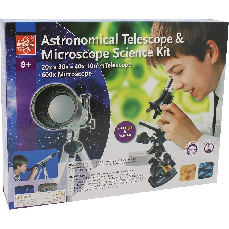Edu-Toys Microscope + Telescope Science - 8 years+