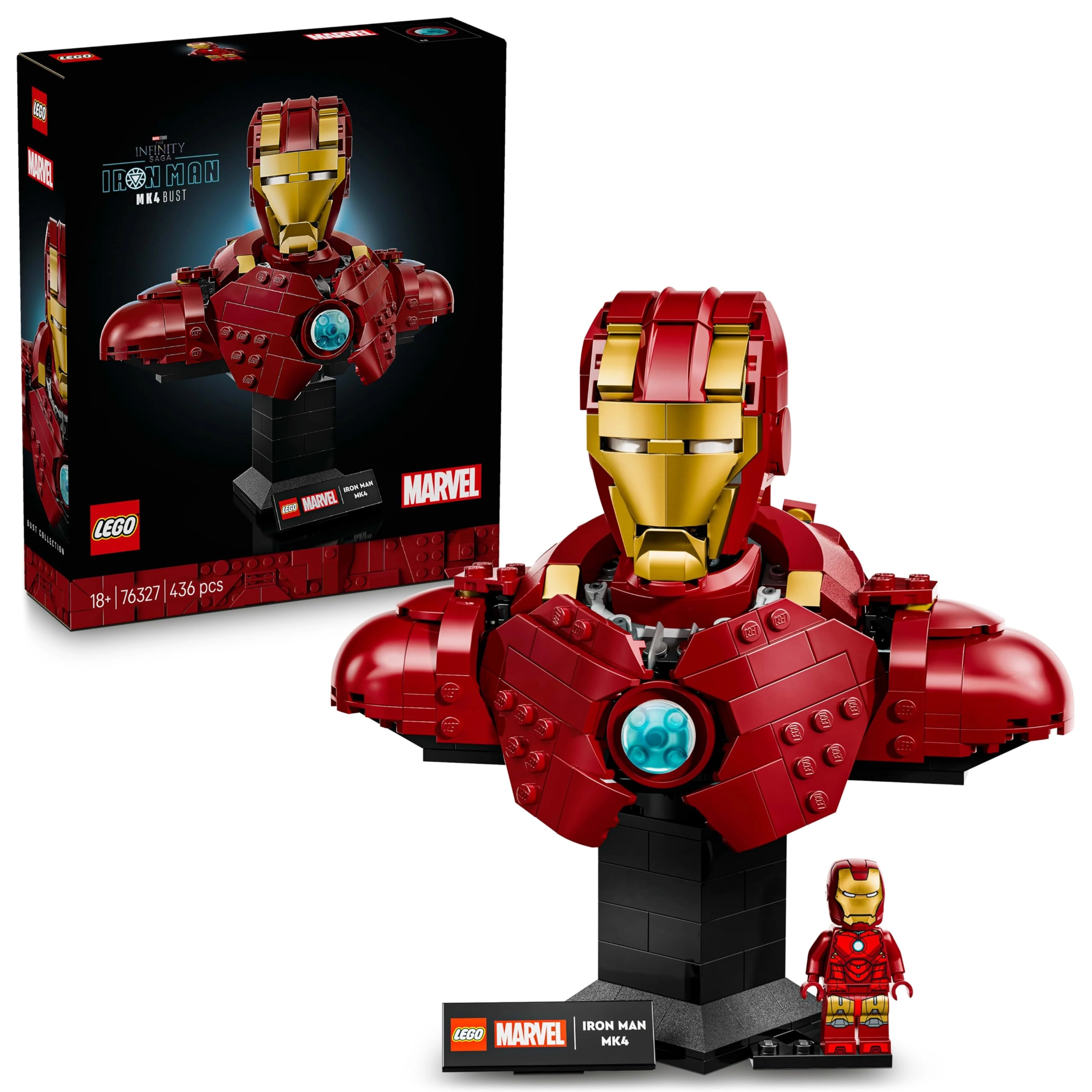 Iron Man MK4 Bust (76327) - 436 Pieces Minifigure