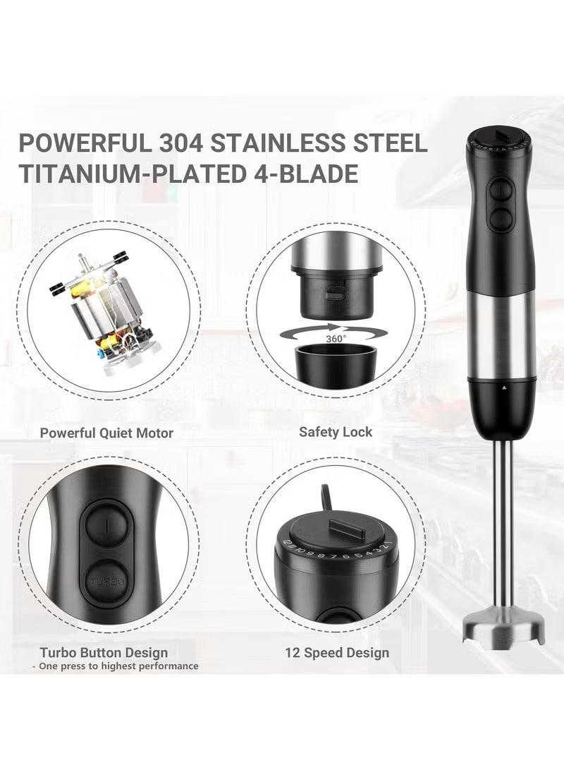 4-in-1 Hand Blender Set