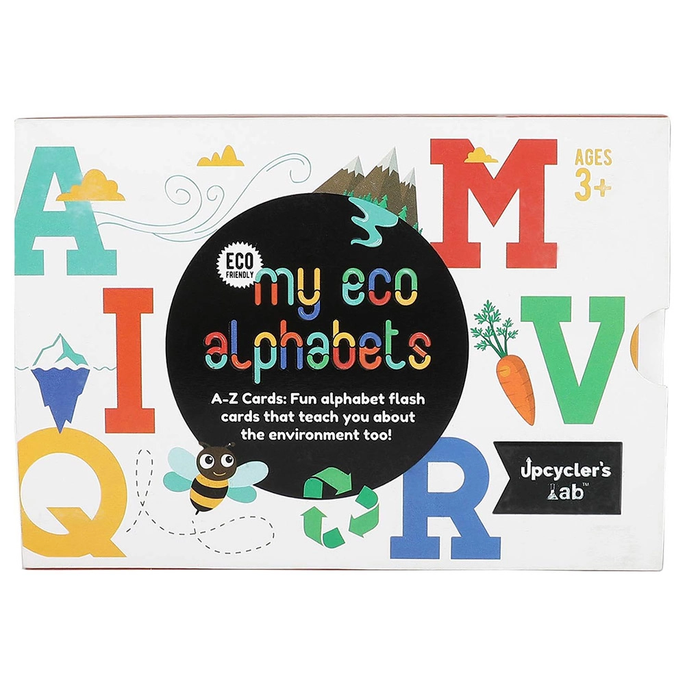 Buy Responsibly Eco Alphabets Letter Recognition Card Game - 3 years & above