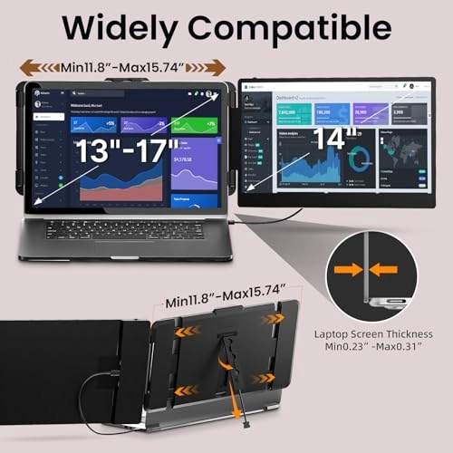 Laptop Screen Extender - 14" FHD 1080P