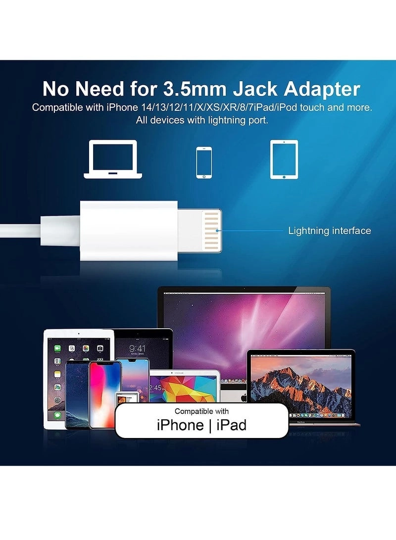 Lightning Headphone Wired Headset