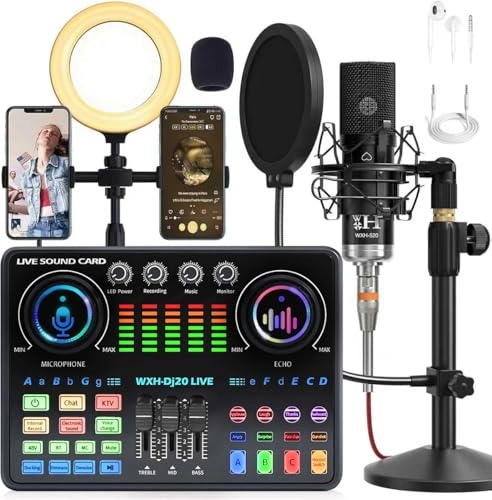 WXH520 + Dj20 USB Microphone