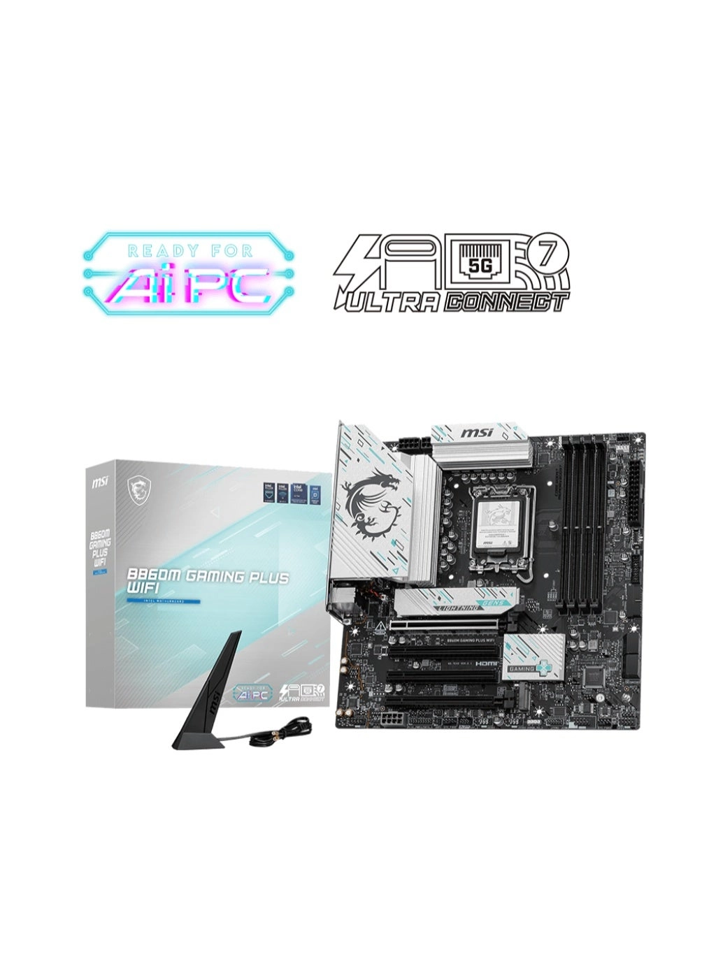 MSI B860M GAMING PLUS - mATX LGA 1851 Wi-Fi 7