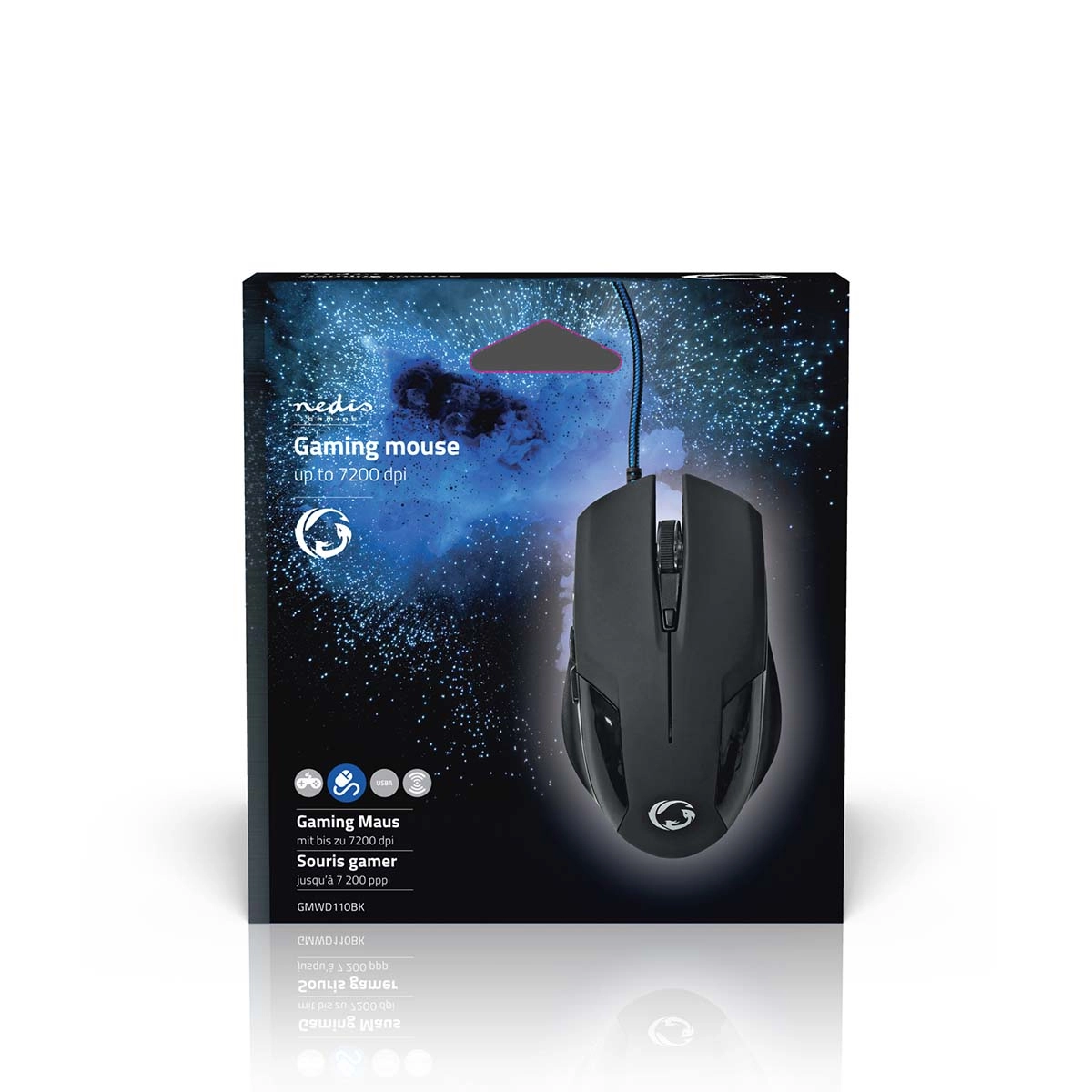 GMWD110BK Gaming Mouse - Wired