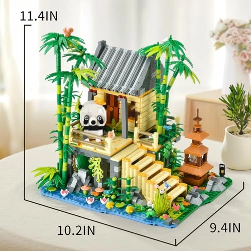 Panda Bamboo House - LED Light