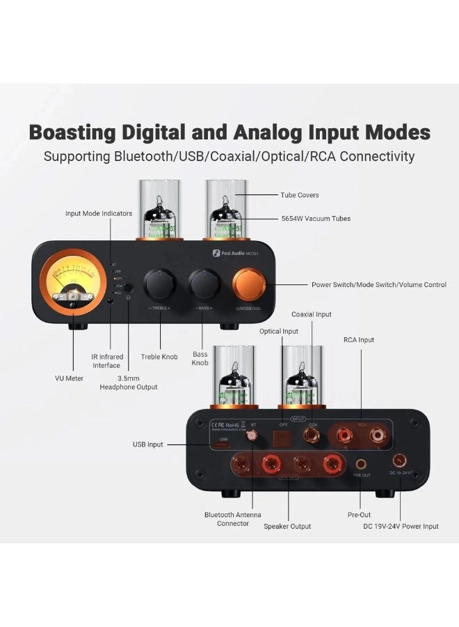 MC331 - Tube Integrated Bluetooth Amp
