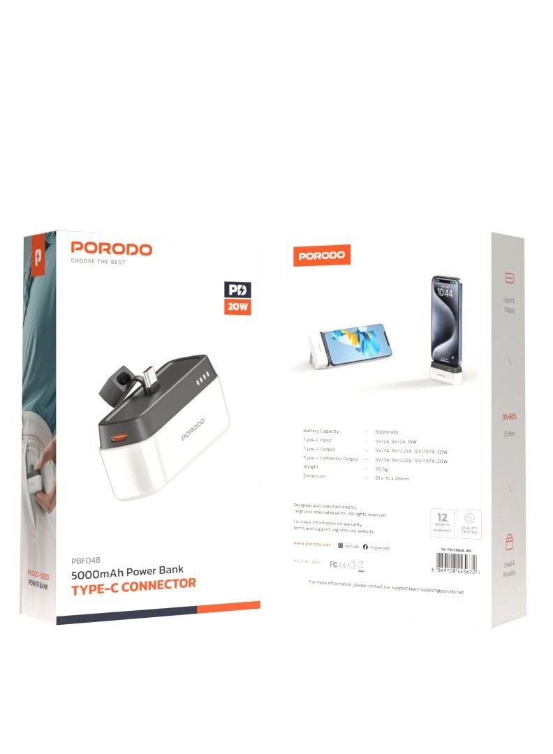PD-PBFCH048-WH - 5000mAh 20W