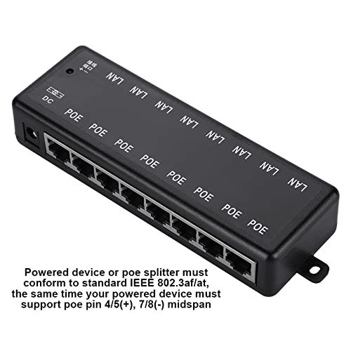POE Adapter - Dc12v?48v 8 IEEE802.3af/at