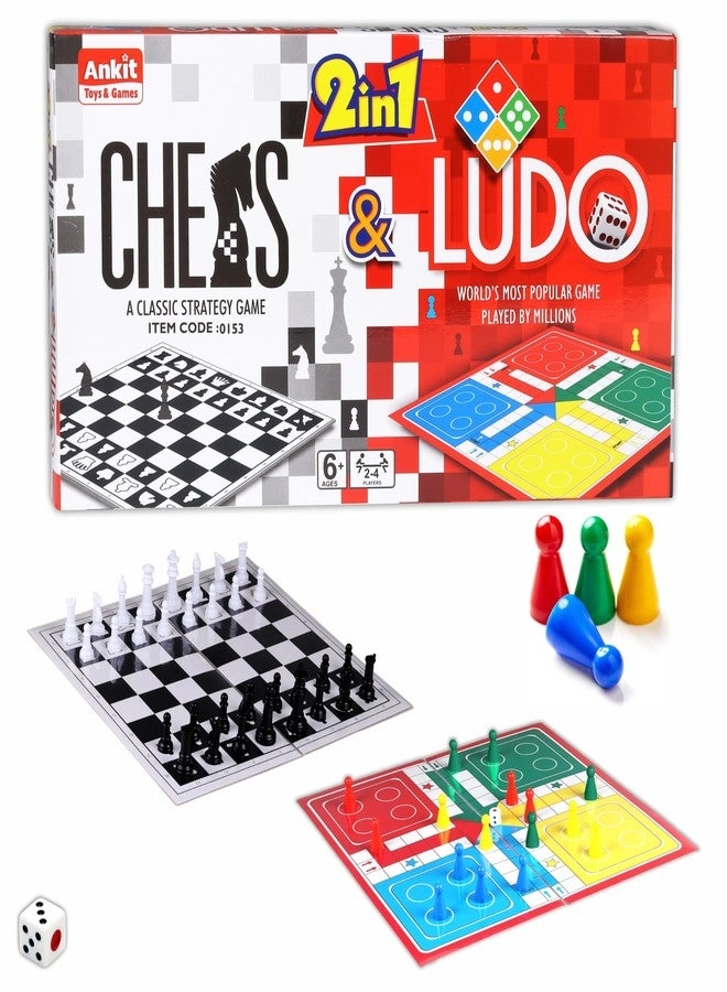 Chess & Ludo - 2 in 1 Multicolor