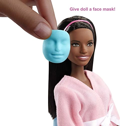 Barbie Face Mask Spa Day Playset - Puppy 3 Tubs Ages 3+
