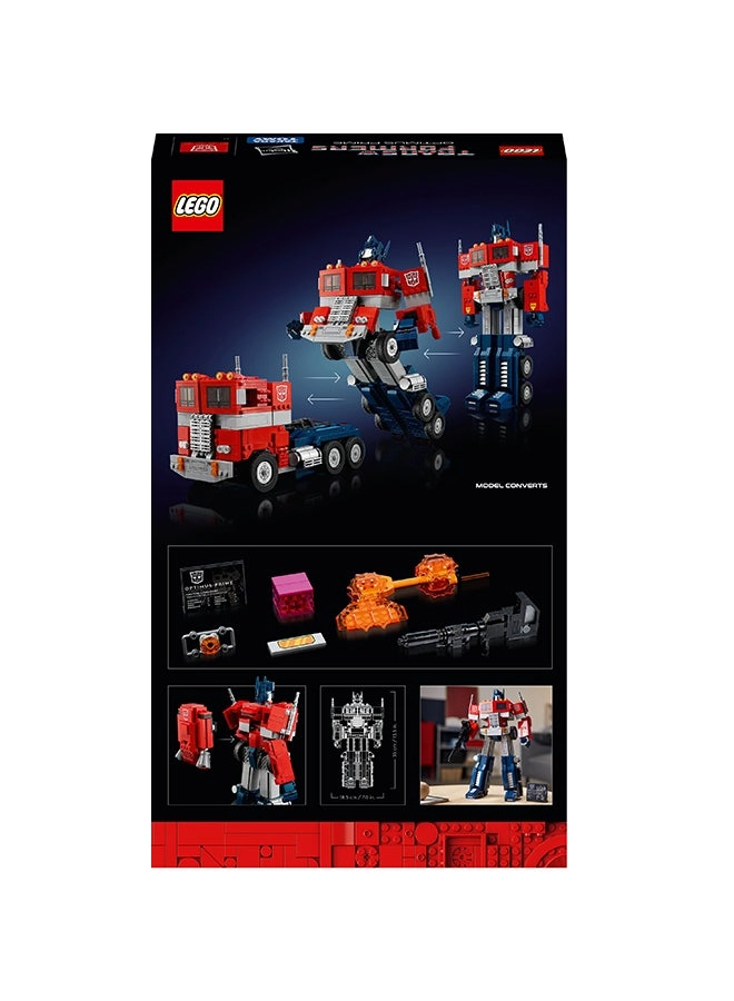 Icons Optimus Prime - 1508 pieces 2-in-1