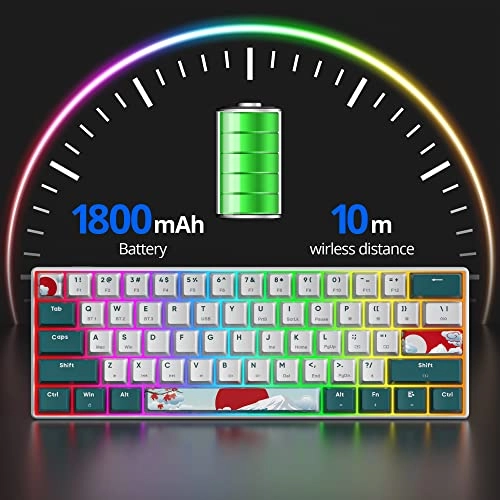 60% Wireless Mechanical Keyboard -  Wired/Wireless