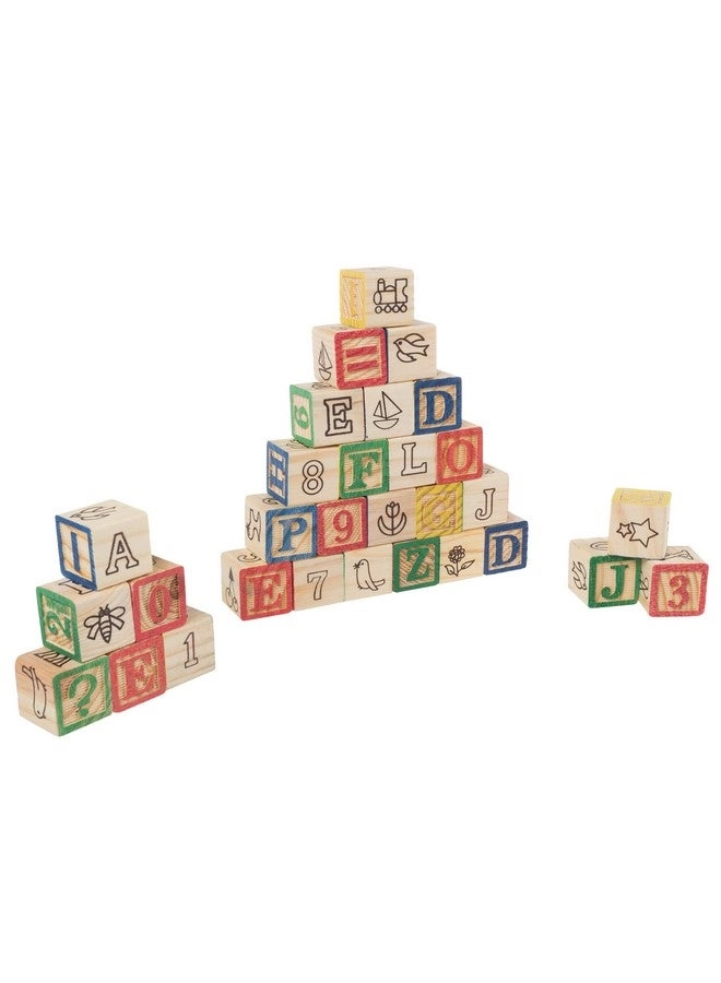 ABC and 123 Wooden Blocks