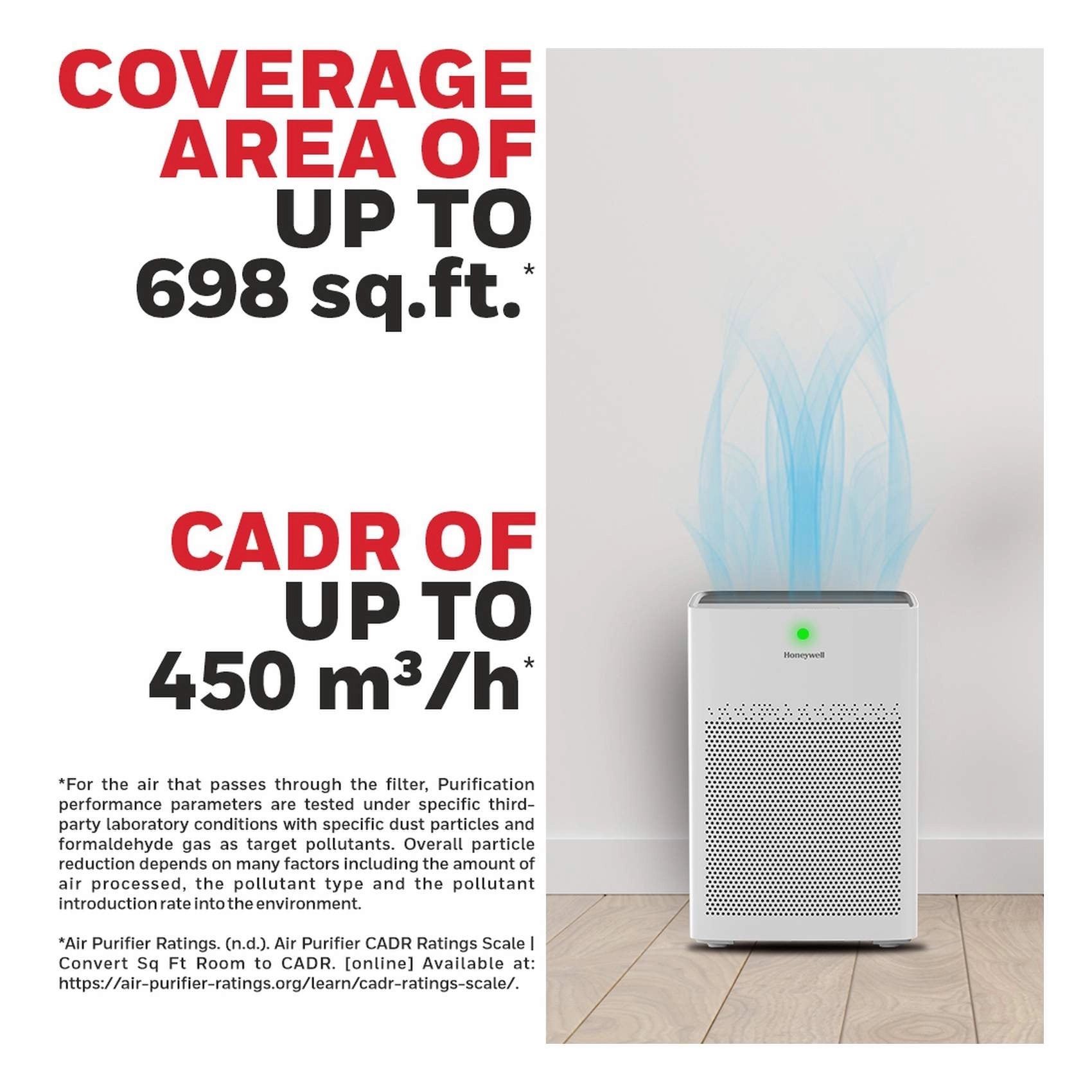 Air Touch P1 - 4 Stage Filtration 450 cubic metre per hour 64 square meter