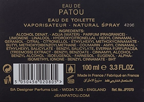 Eau de Patou Eau de Toilette 100 ml