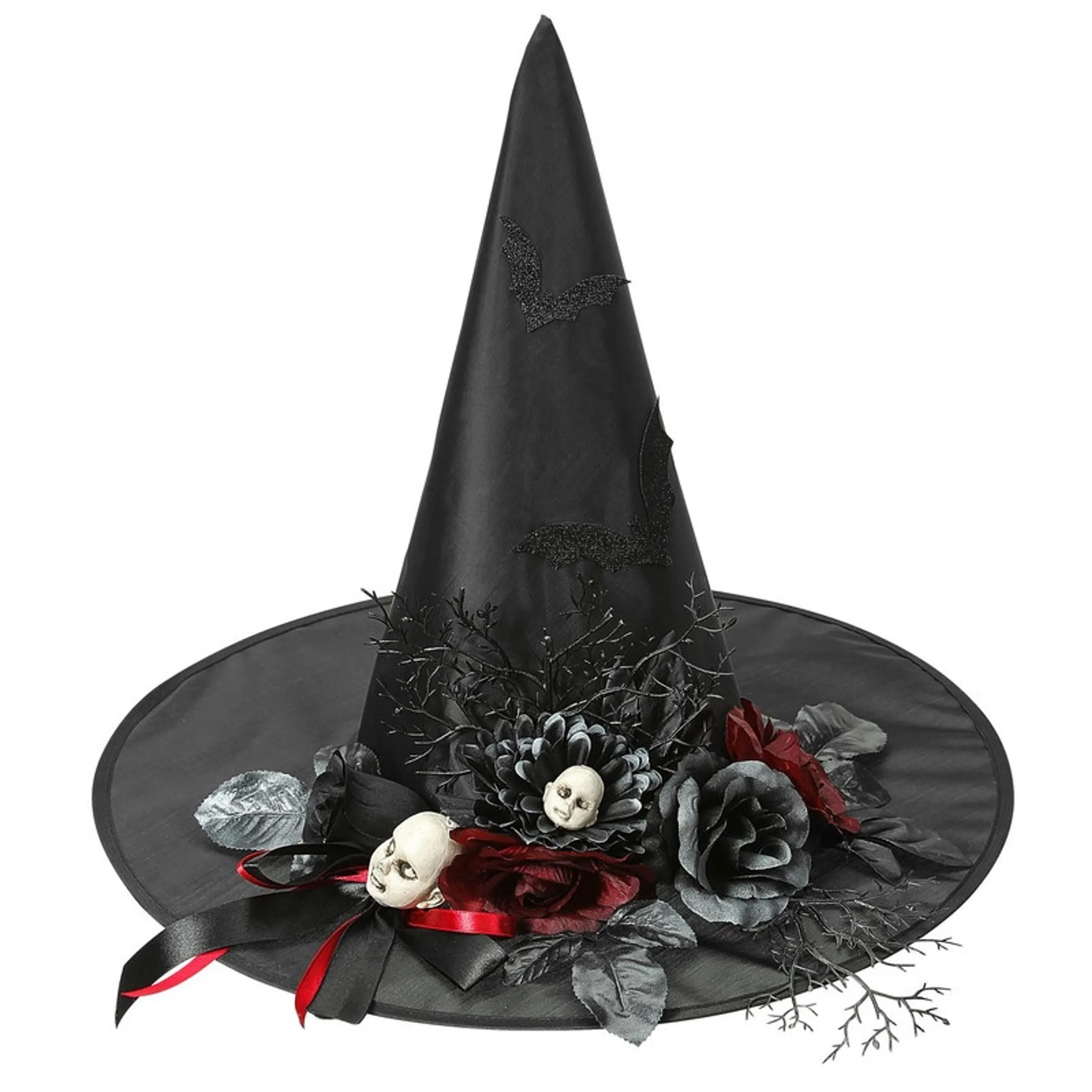 WIDMANN Witch Hat - Black Polyester Blend