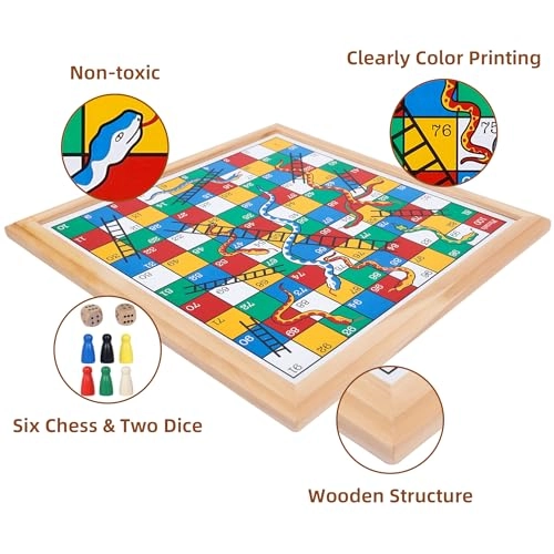 Snakes and Ladders - Pine Wood FSC Certified