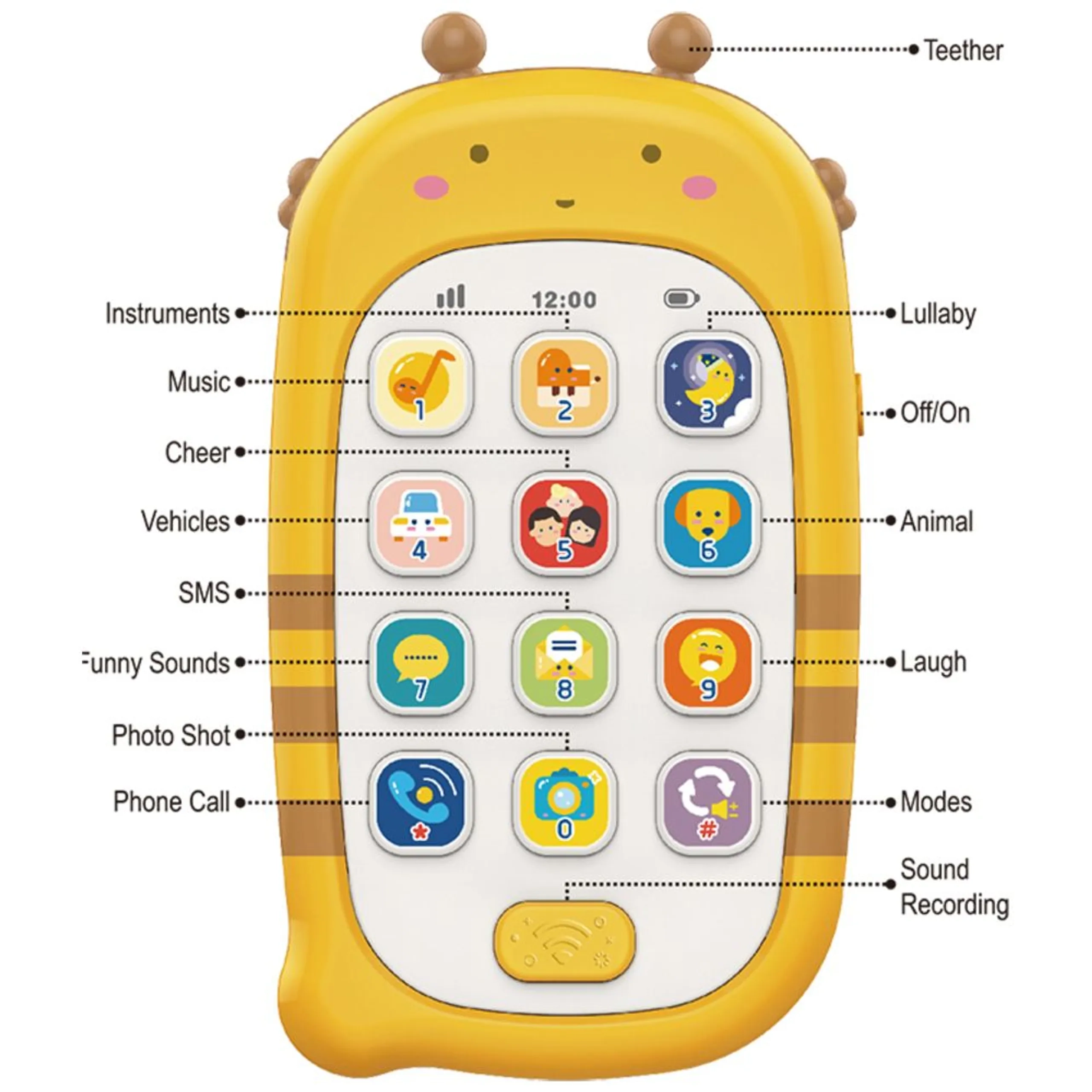 Huanger Bunny Mobile Phone - 18 months+