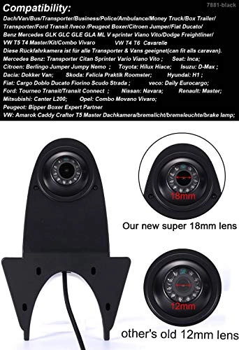 3rd Brake Light Reversing Camera - 1280*720 Pixels