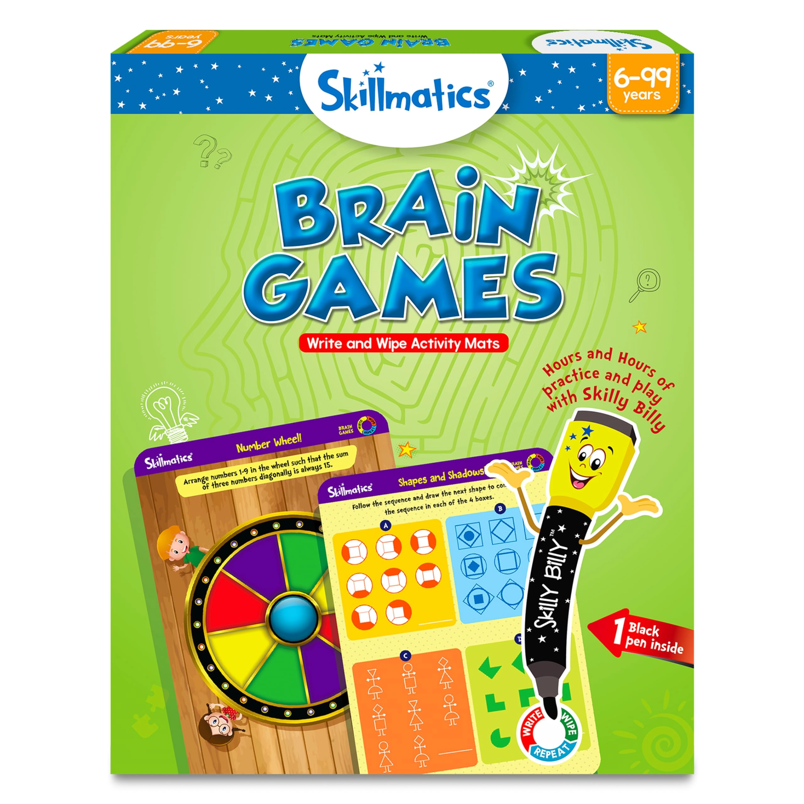 Skillmatics Brain Games - 6 months - 8 years