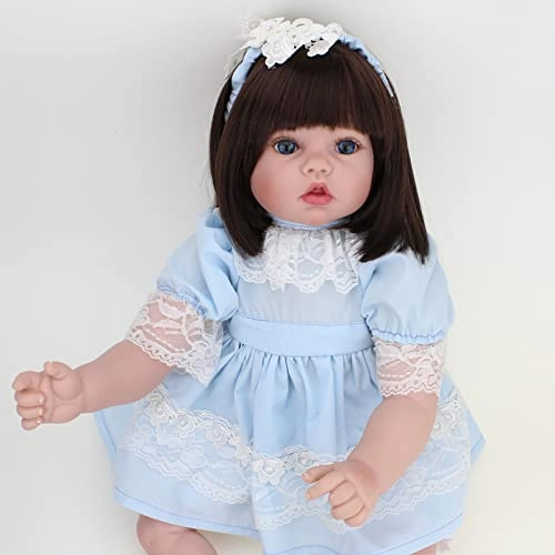 Rebirth Baby Doll - 20 Inch Vinyl Cotton Body Blue Eyes