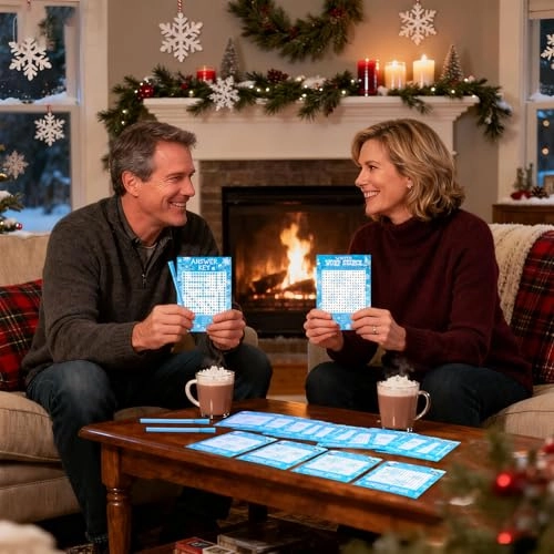 Christmas Word Search Game Card Set - English 12 years and up 41 Pcs