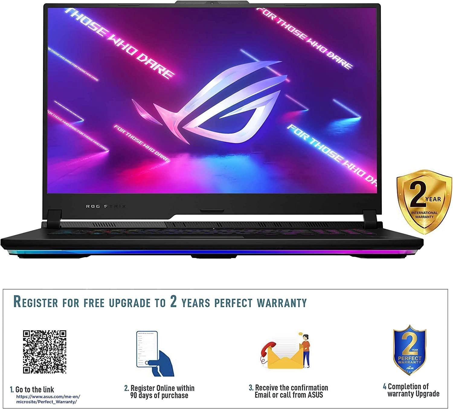 ROG Strix SCAR 17 G733PZ-LL048W - 17.3'' Ryzen 9-7945HX 32GB DDR5 1TB SSD