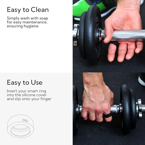 Smart Ring Protector - M for 6/7/8/9 Silicone Black