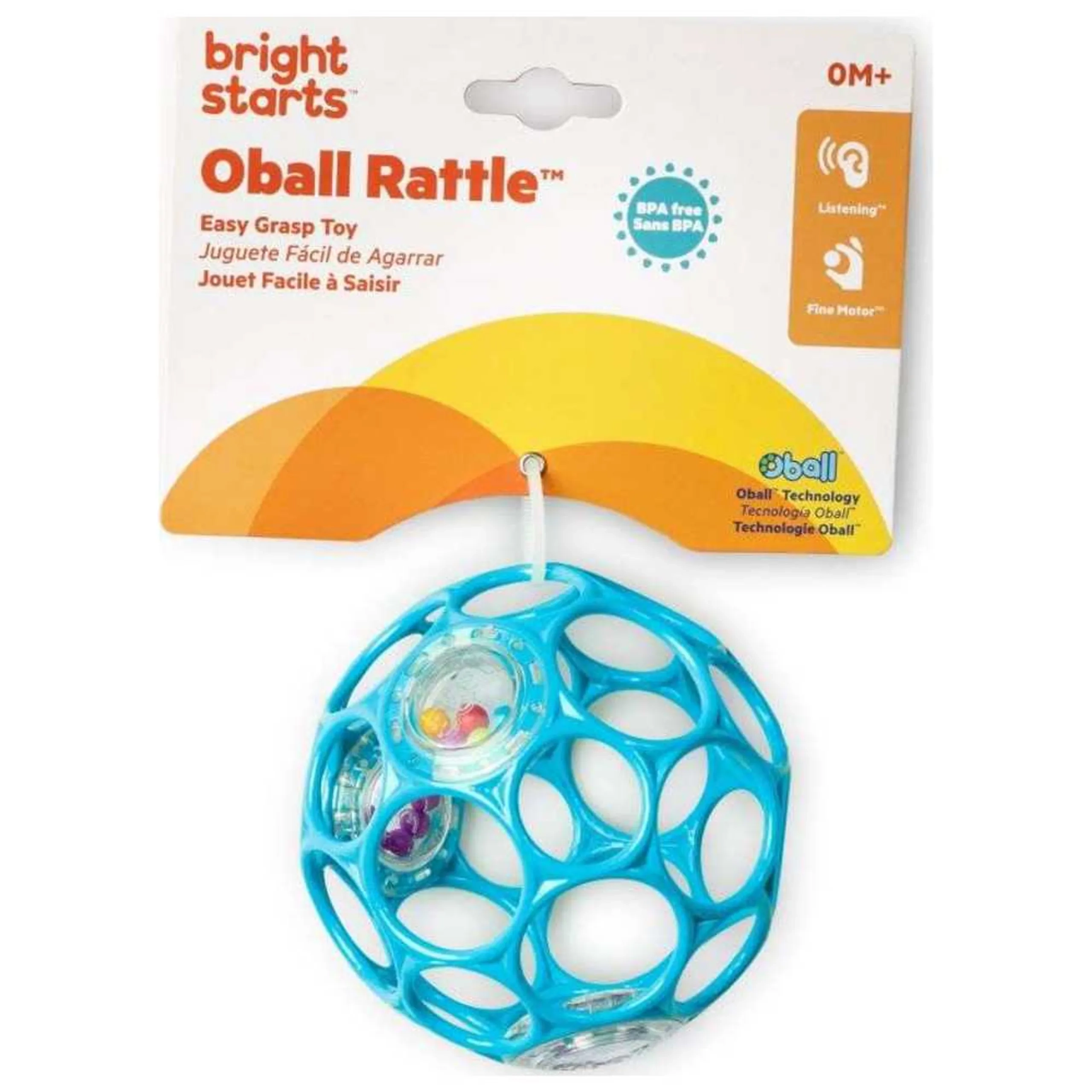 Rattle Easy Grasp Toy - Suitable for 3 months & above
