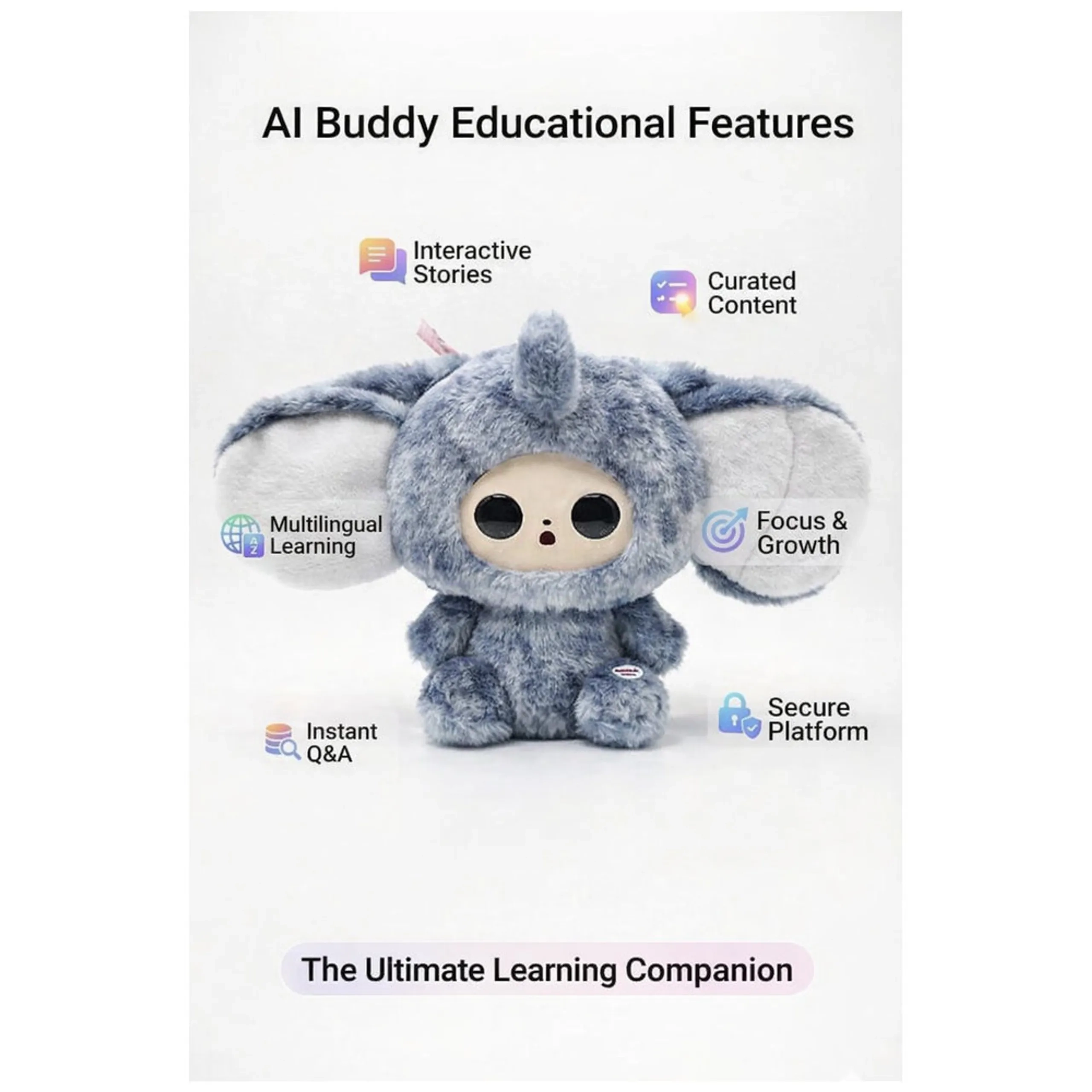 YOPARK AI Buddy Mood Buddies Echo - لَعِمَر 3 سِنوات فما فوق