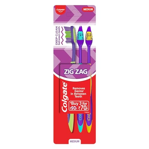 Zigzag Toothbrush - Medium 3-Piece Pack