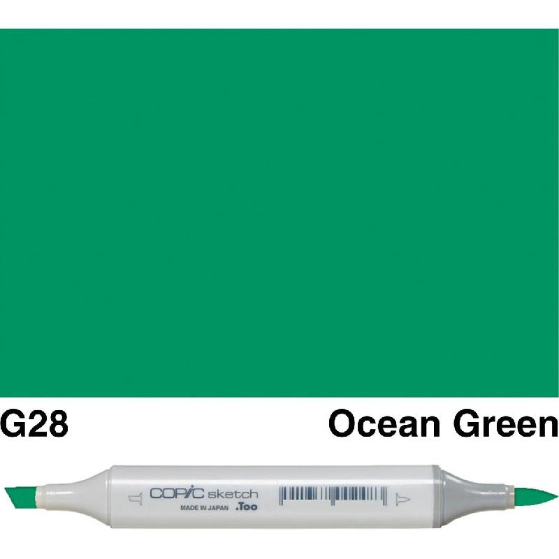 Copic G-28 - Ocean Green Twin Tip
