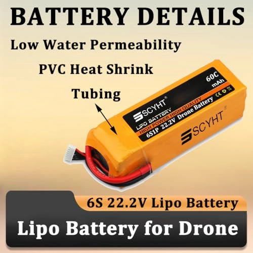 6S Drone Battery - 6000mAh 6500mAh 8000mAh