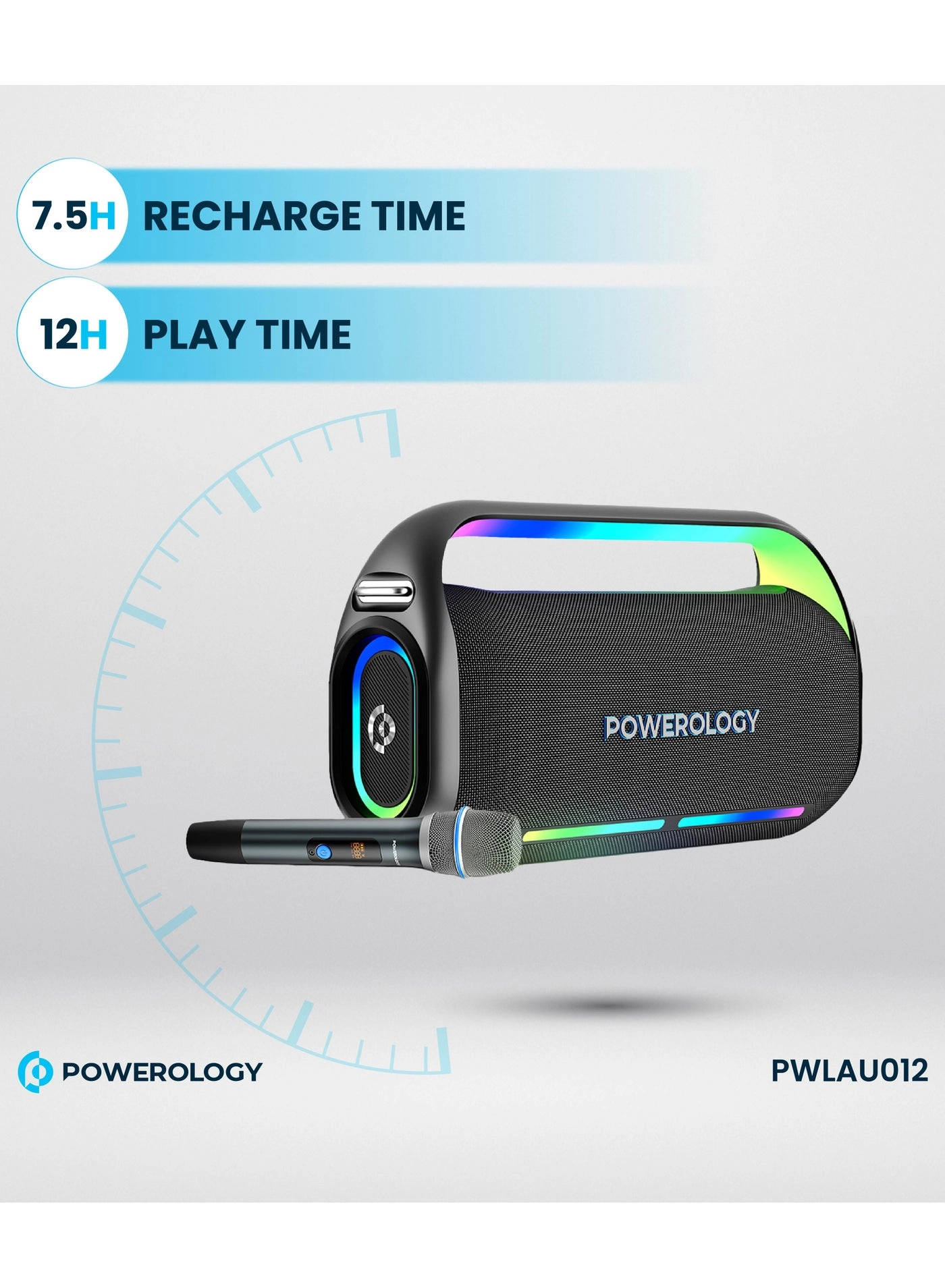 TWS Karaoke Speaker - Wireless Microphone 256GB 150W