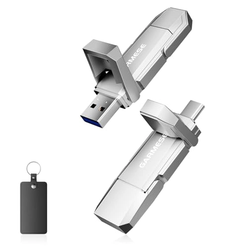 USB C Flash Drive - USB 3.2 Gen 1 USB-A + Type-C 256 GB