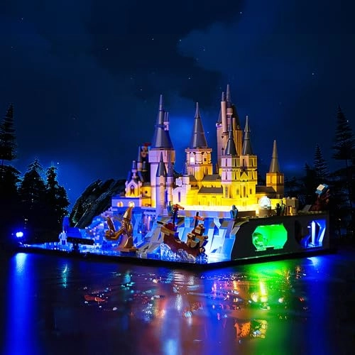 LED Lighting - Compatible with Lego Hogwarts Castle and Grounds 76419 Light Kit New RC Version