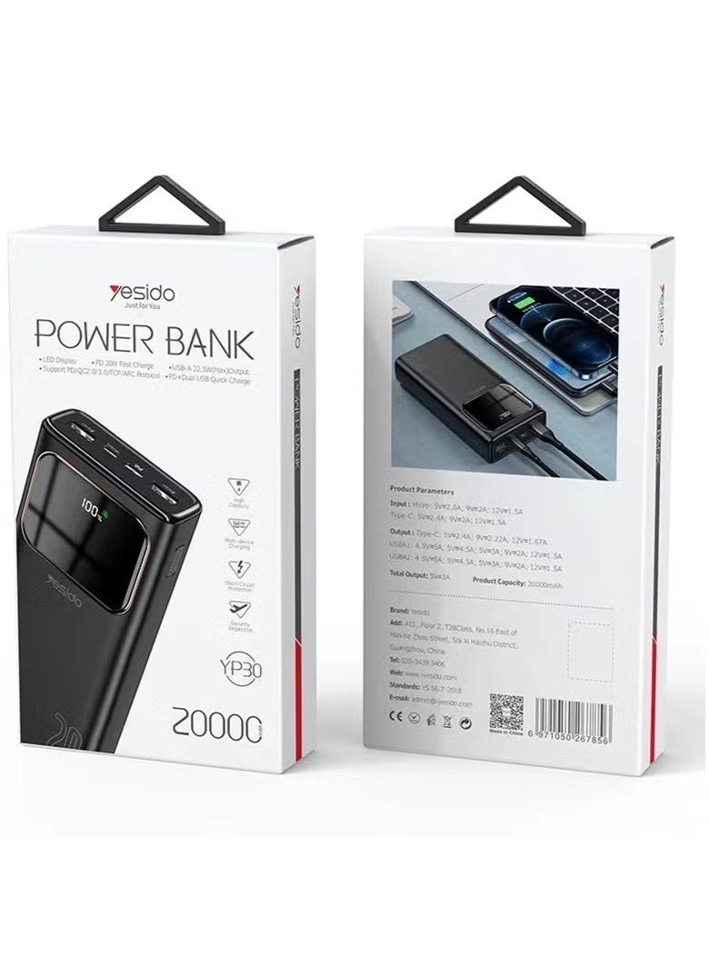YP30 - Fast Charging 20000 mAh
