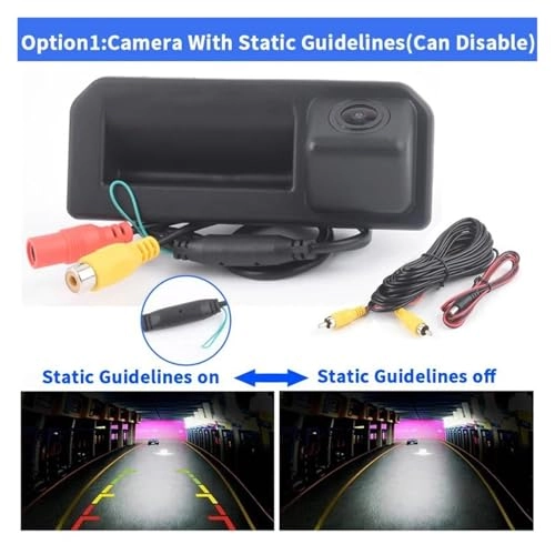 Reverse car rear view camera - Night vision Wired 720 x 540 pixels