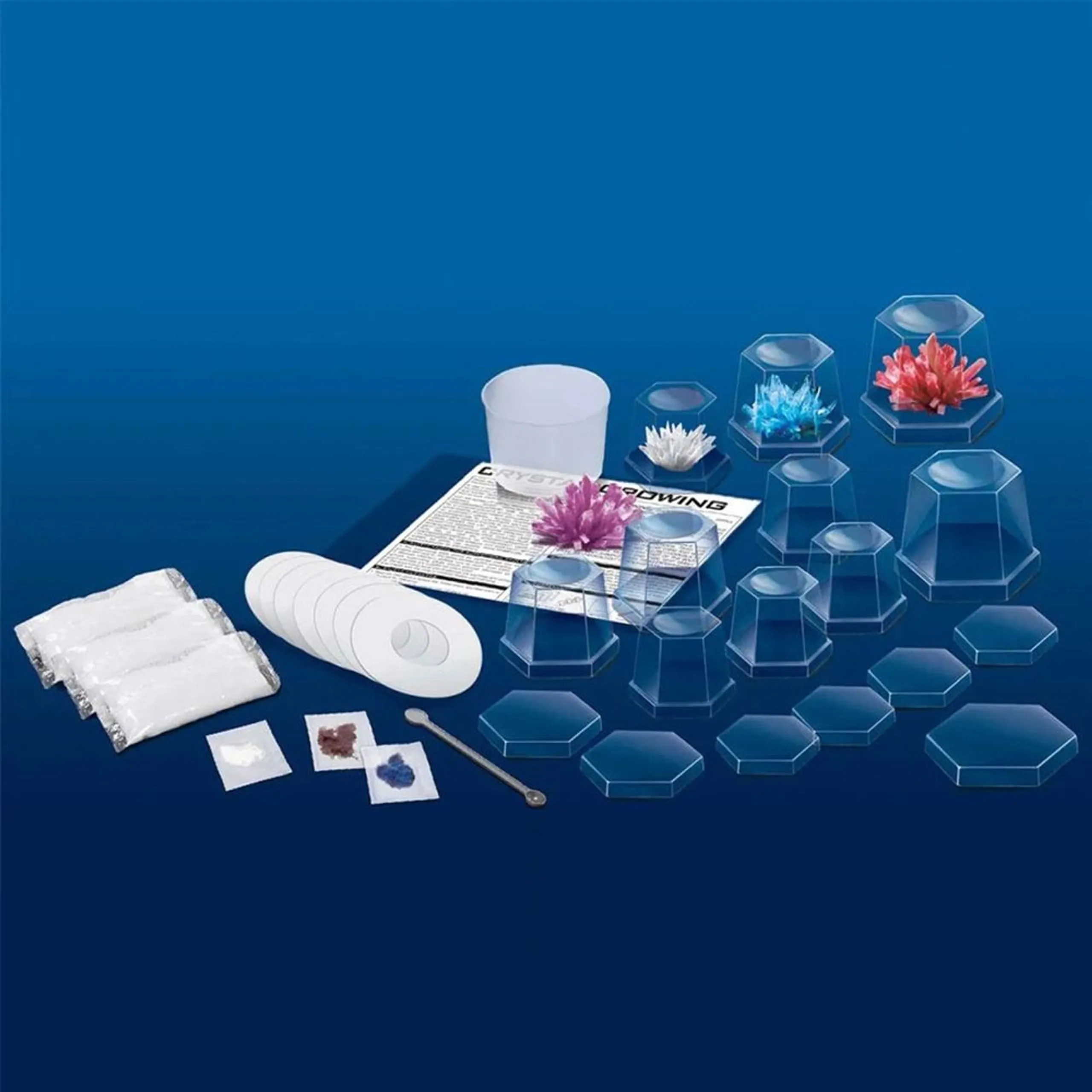 Crystal Growing Science Experiment Kit - Grow Seven Vivid 10 years