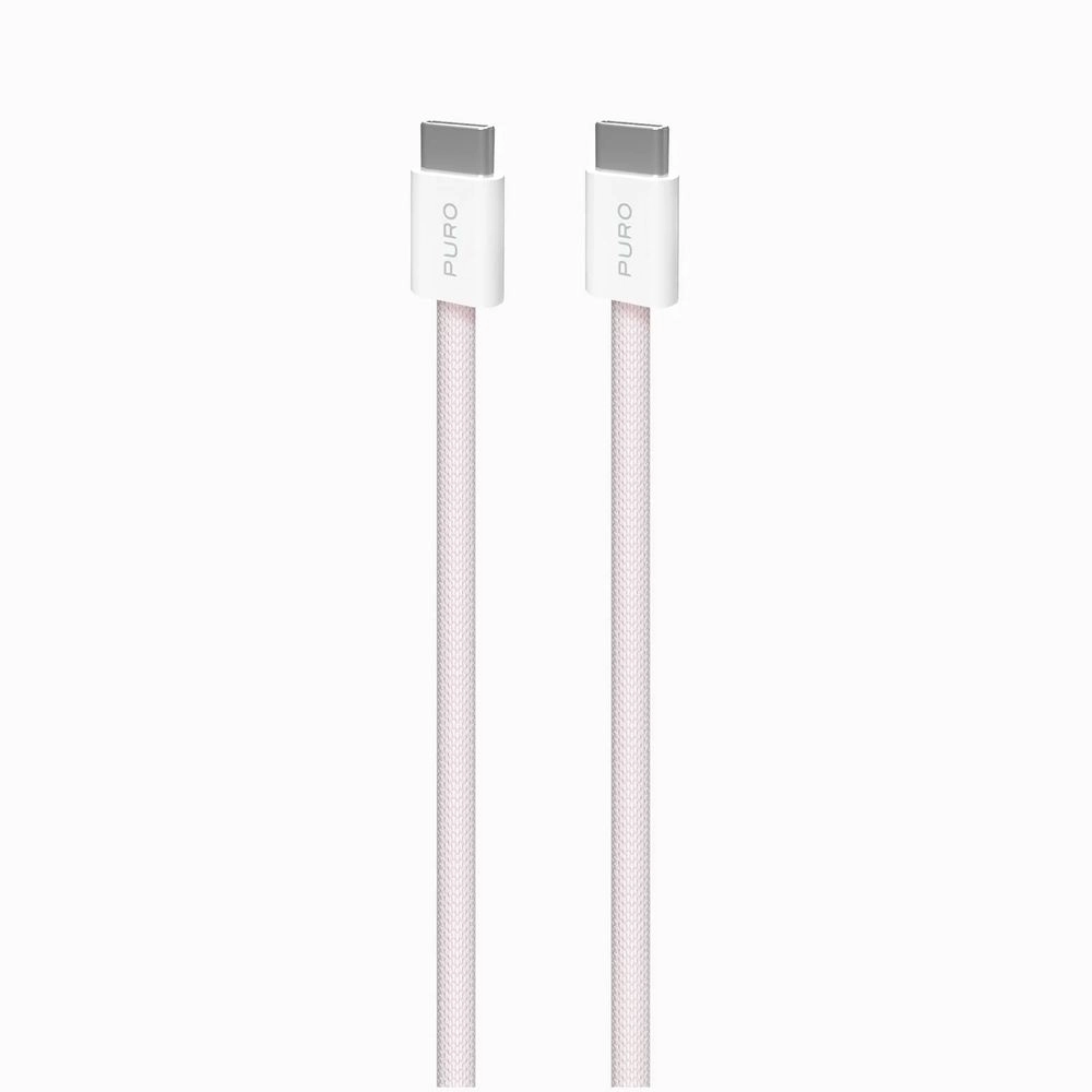 PURO Braided Cable Fabk4 60W USB-C to USB-C 1.5m